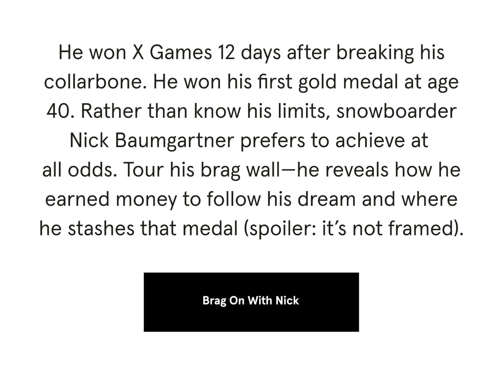 Brag On With Nick