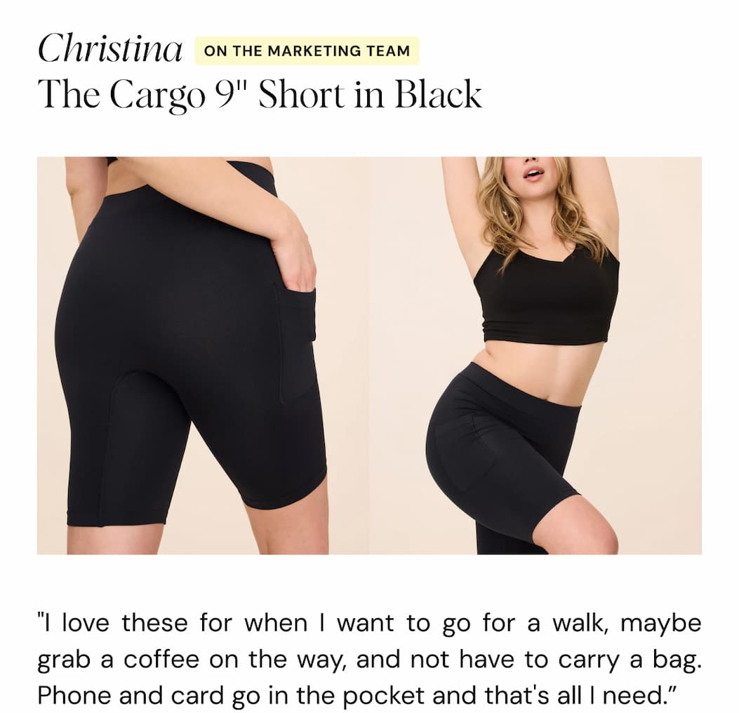 The Cargo 9" Short in Black