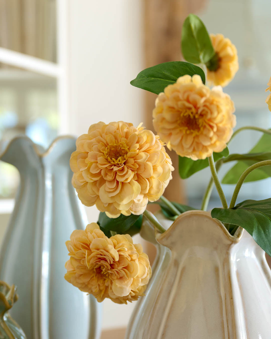 Real Touch Zinnia Stem