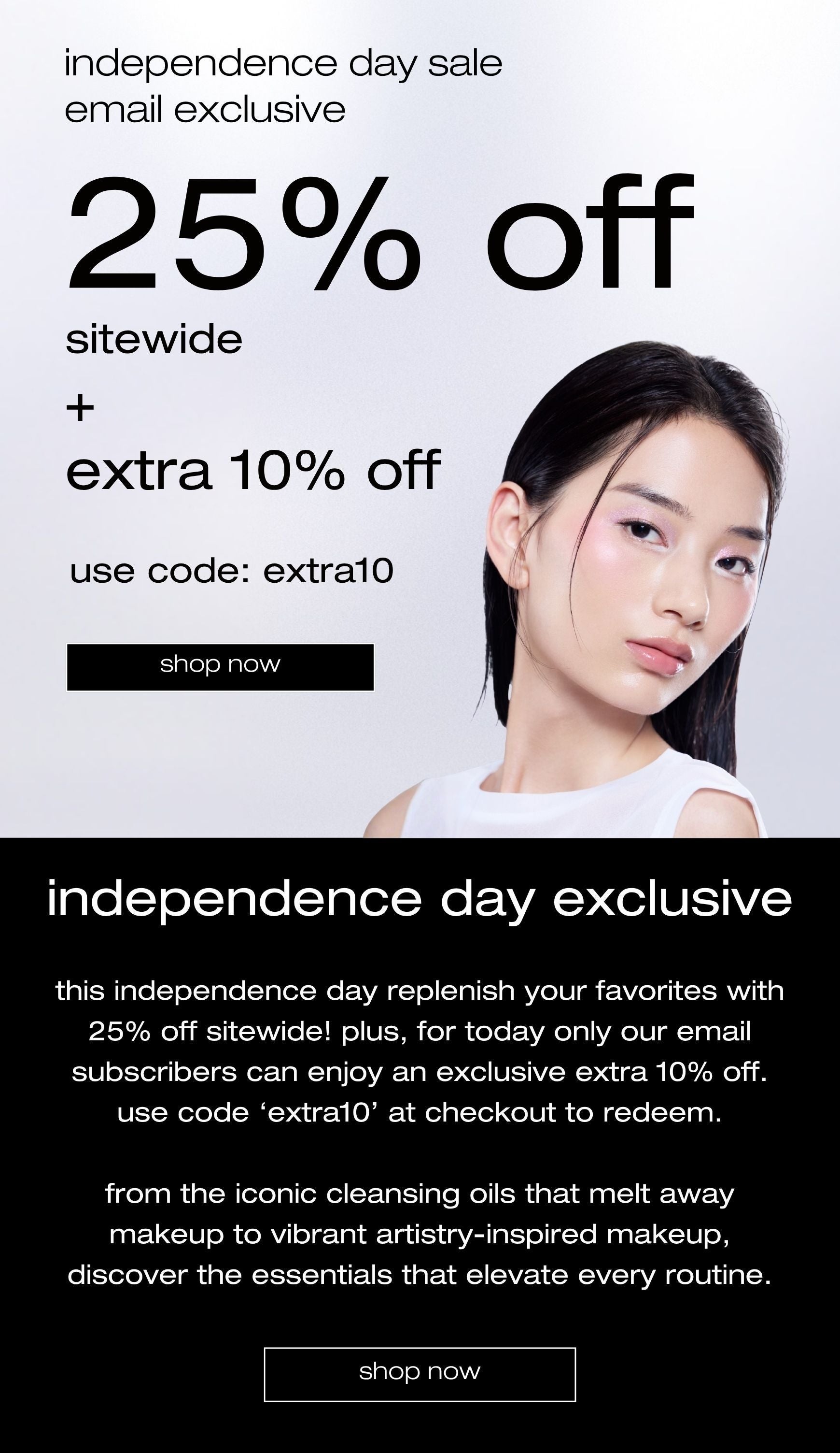 shop 25% off sitewide