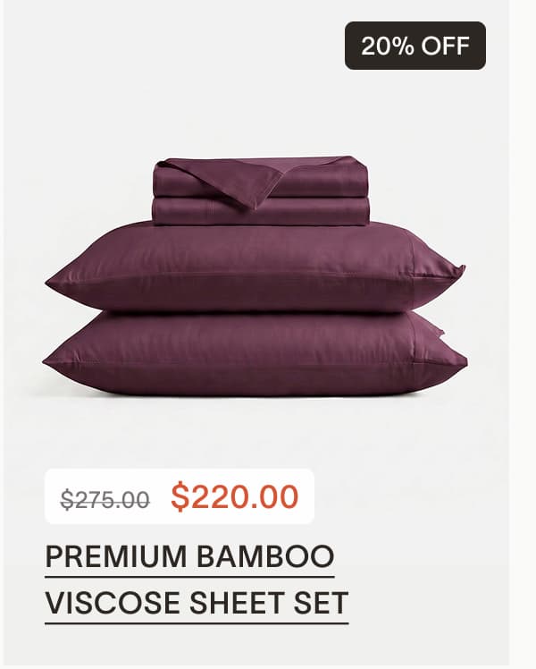 Premium Bamboo Viscose Sheet Set