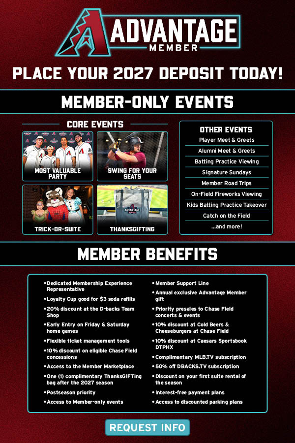 Place your 2027 deposit today! Learn about Member-only events and benefits. Request Info