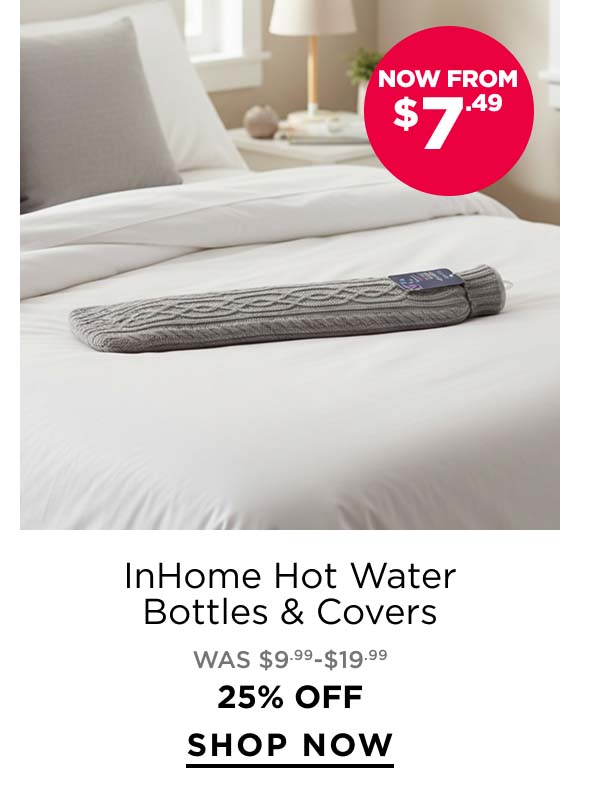 InHome Hot Water Bottles & Covers
