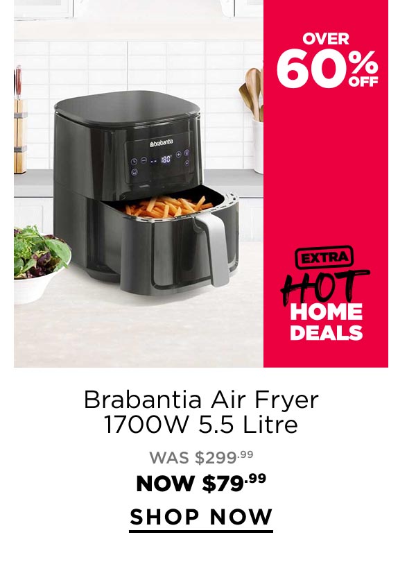 Brabantia Air Fryer 1700W 5.5 Litre