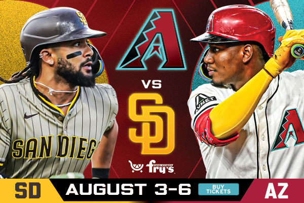 Padres series August 3-6