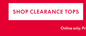 Clearance Tops 60% Off