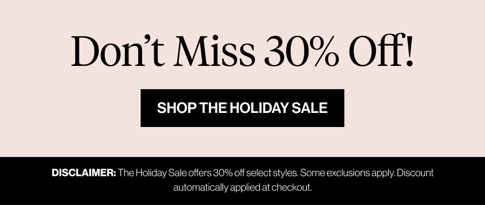 Don’t Miss 30% Off!