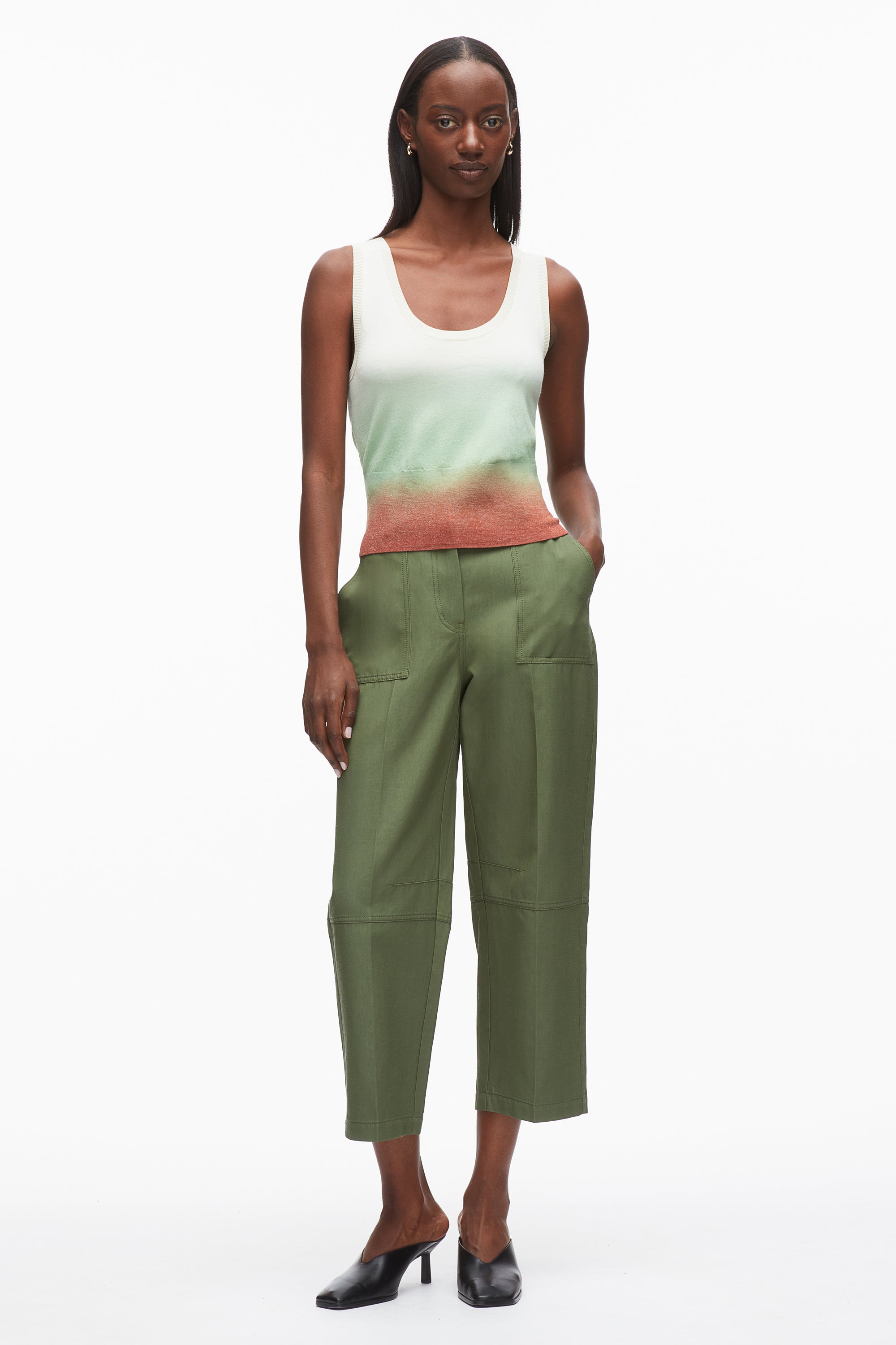 Image of Ombre Scoop Neck Tank