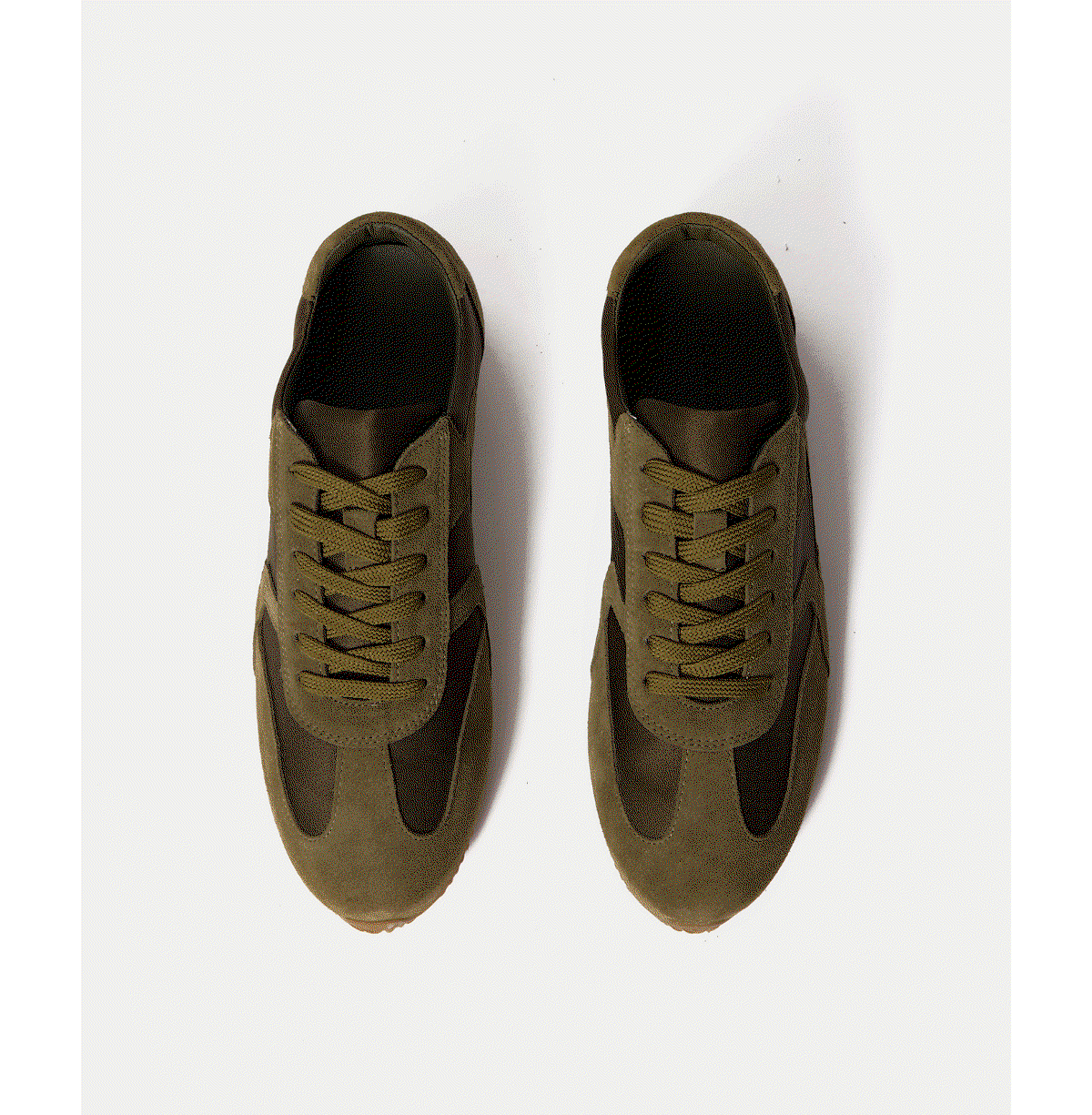 Porto Satin Trainer - Khaki