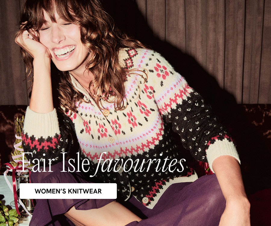 Fair Isle favourites WOMEN'S KNITWEAR