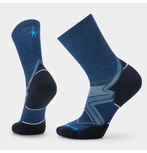 Run Cold Weather Crew Socks-Alpine Blue / L