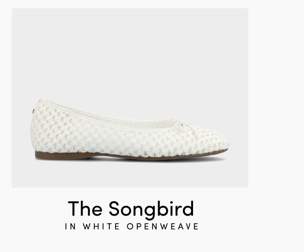 The Songbird In White Openweave