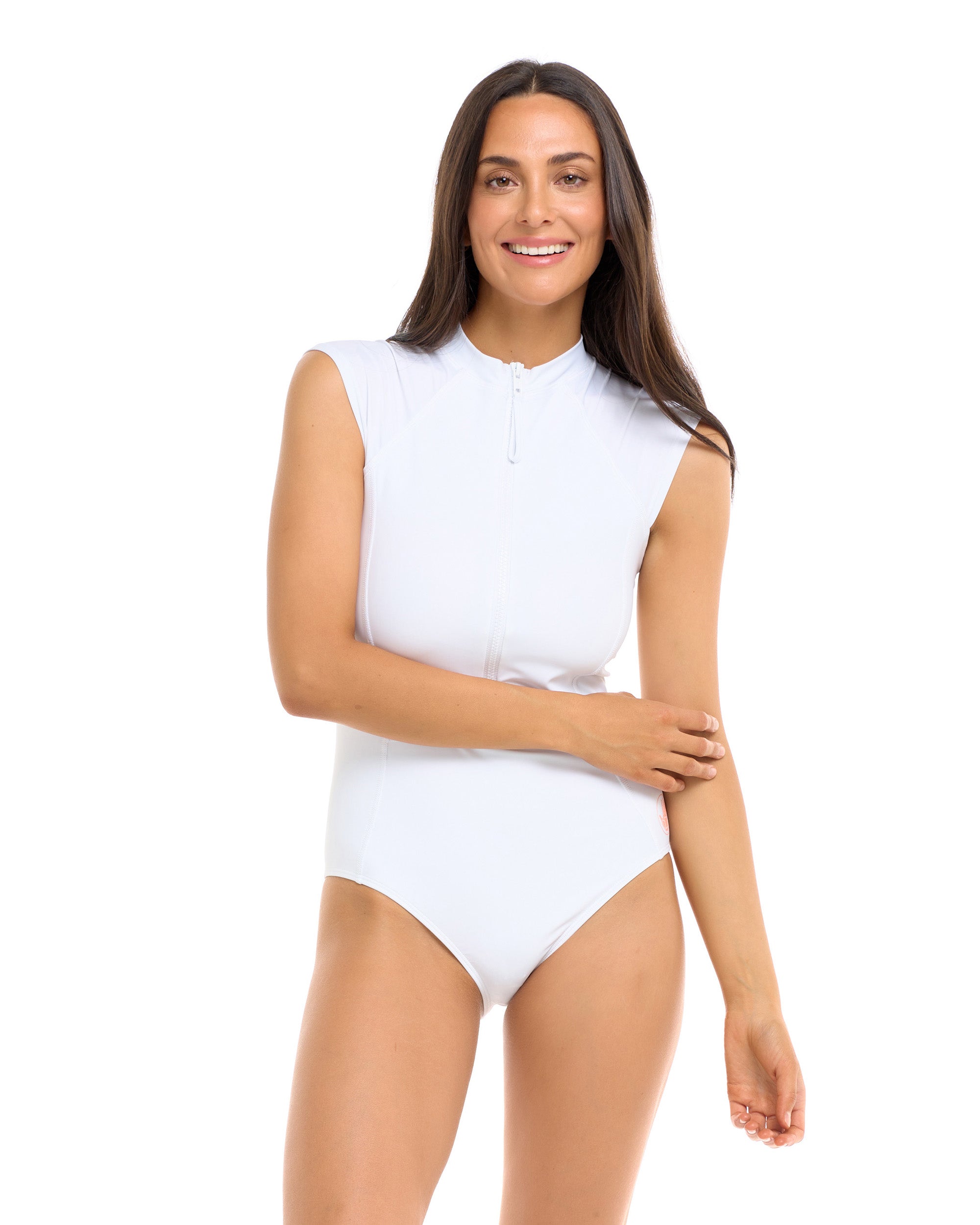 Image of Smoothies Manny One-Piece Swimsuit - Snow