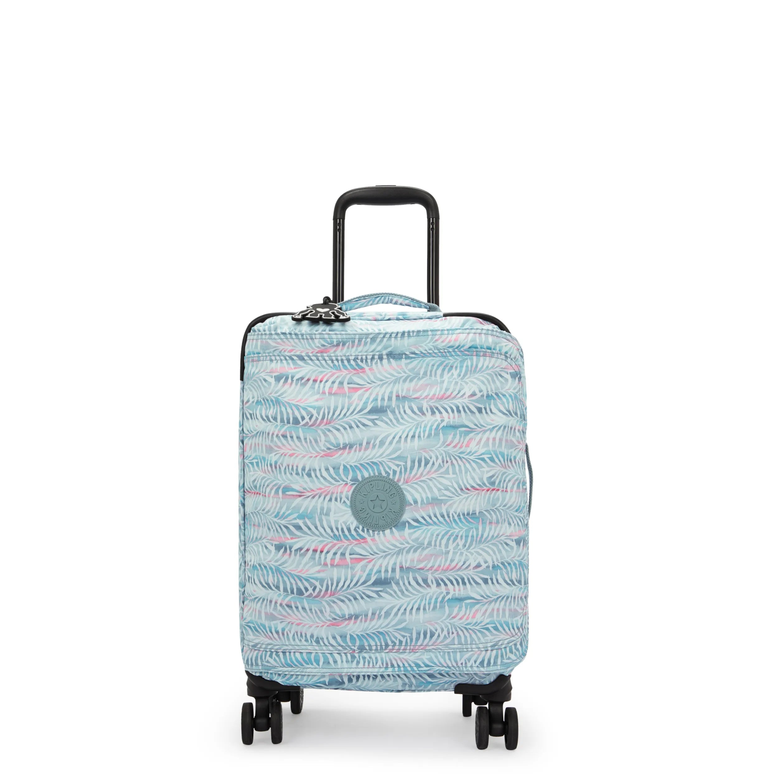 Spontaneous Small Printed Rolling Luggage-Palmtree Leaves