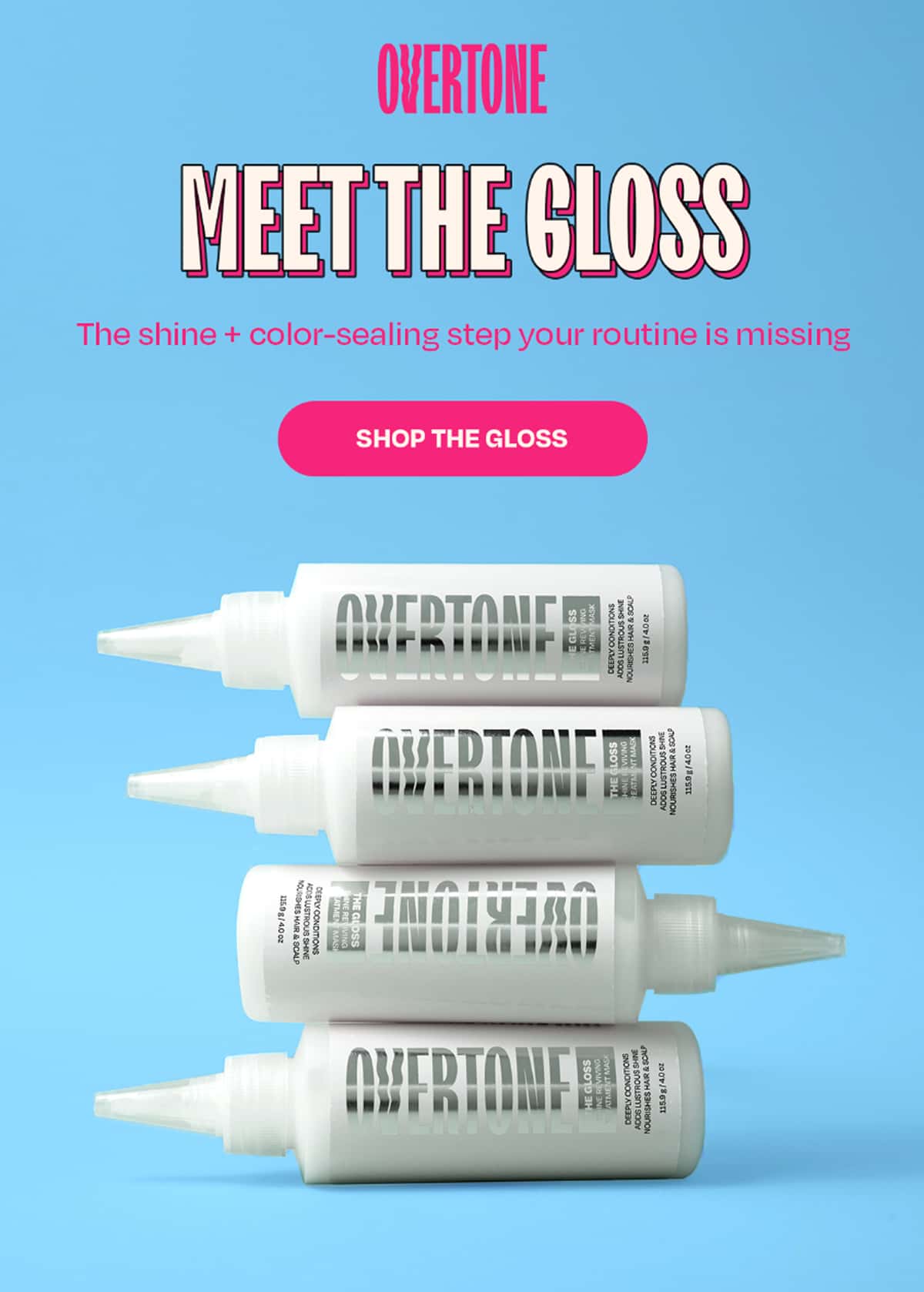 Meet The Gloss The shine + color-sealing step your routine is missing >>Shop The Gloss<<