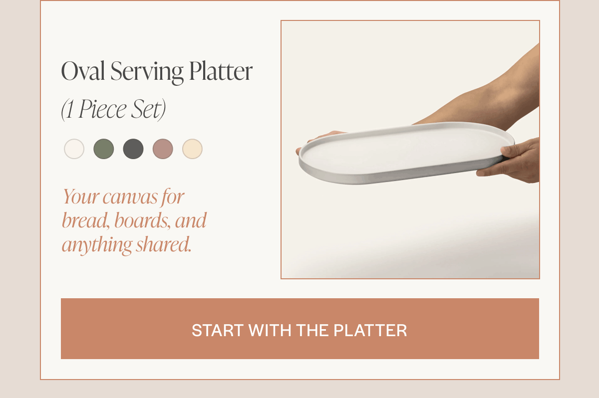 Oval Serving Platter