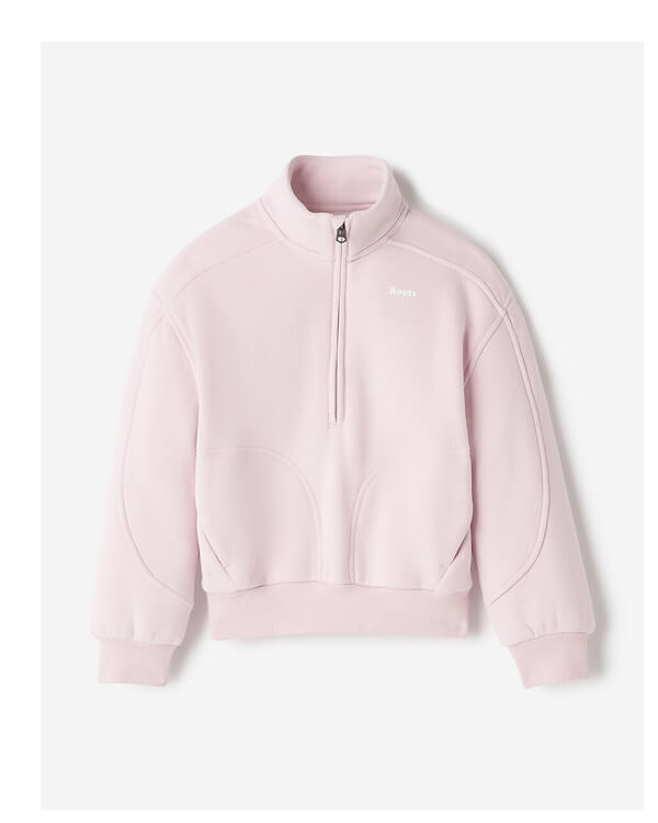 Girls Cloud Half Zip