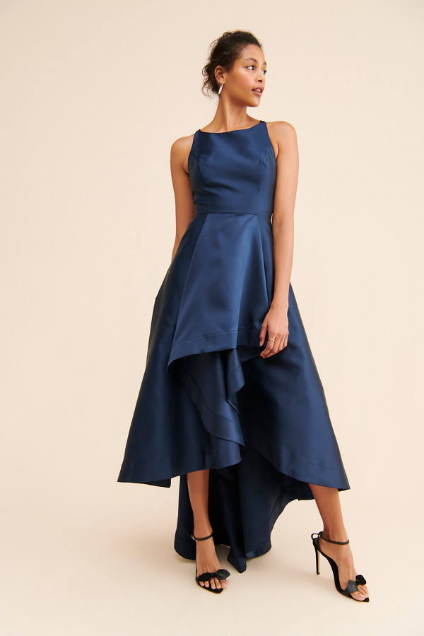 Ruffled Midi Gown