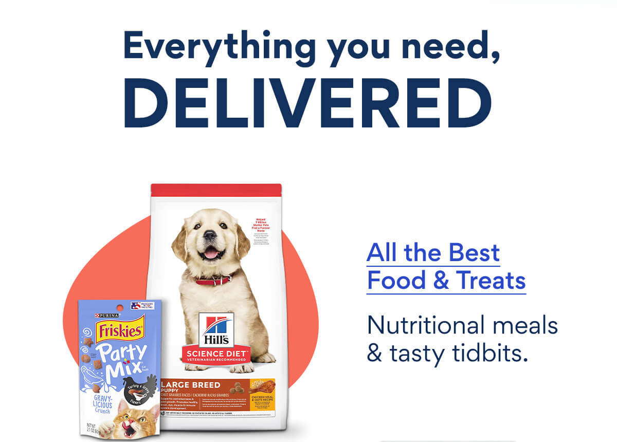 Everything you need delivered, all the best food and treats