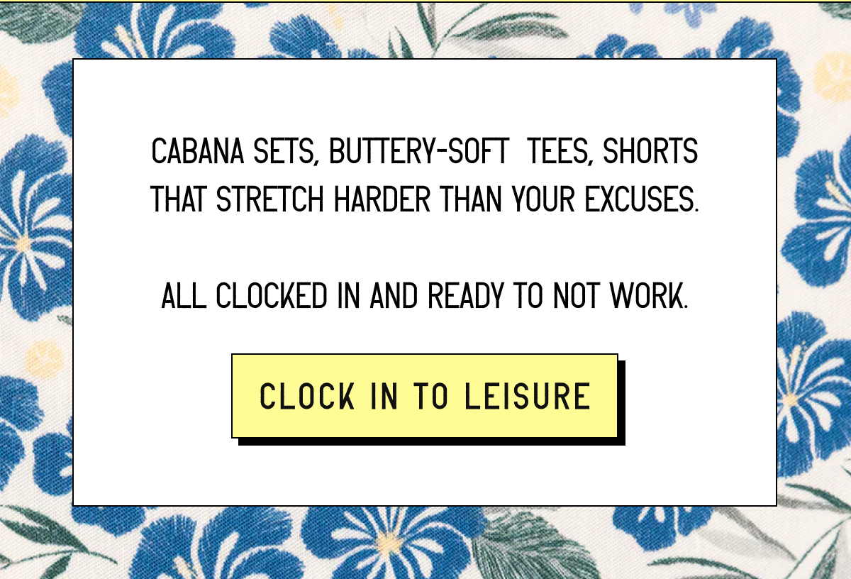 Clock in to Leisure