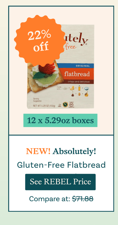 22% off Absolutely Gluten Free