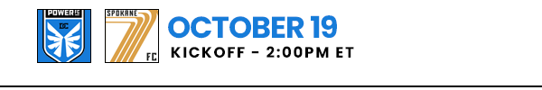 DC Power FC vs. Spokane Zephyr | Sunday, Oct. 19 @ 2PM