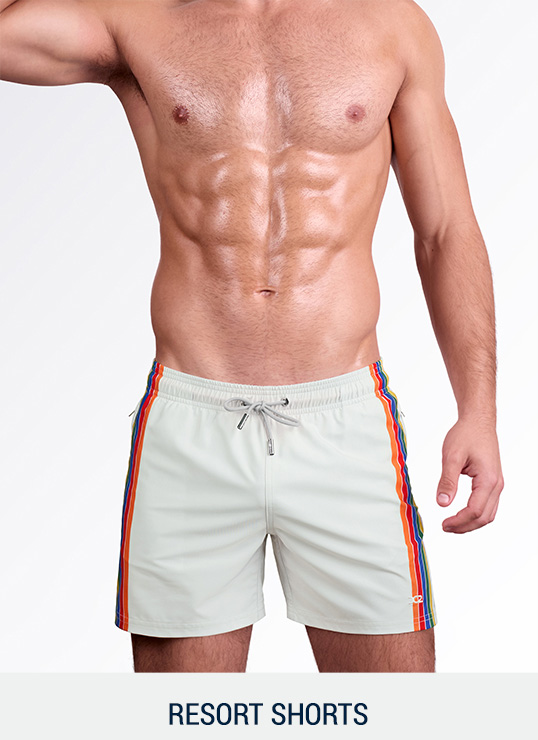 MIXTAPE STRIPES - Resort Shorts