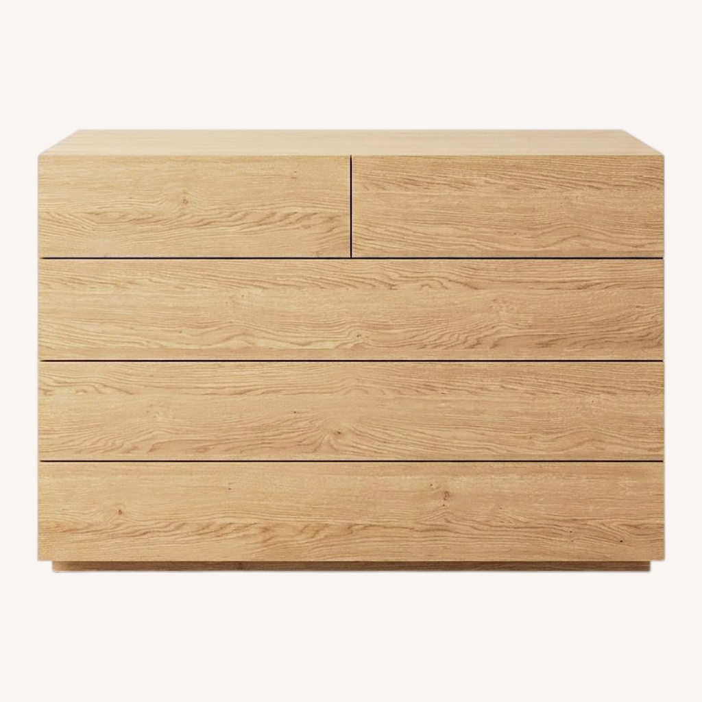 Image of Lazzoni Light Brown Wood Dresser