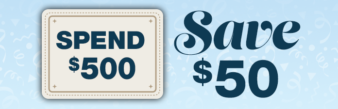 Spend $500 and save $50 on select electronics