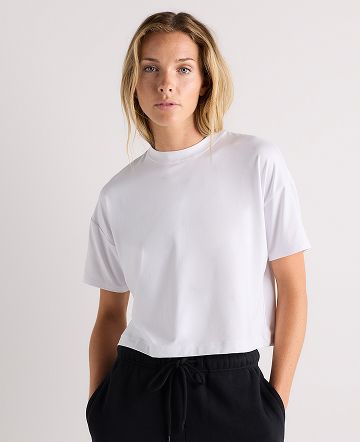 Flowknit Breeze Boxy Cropped Tee