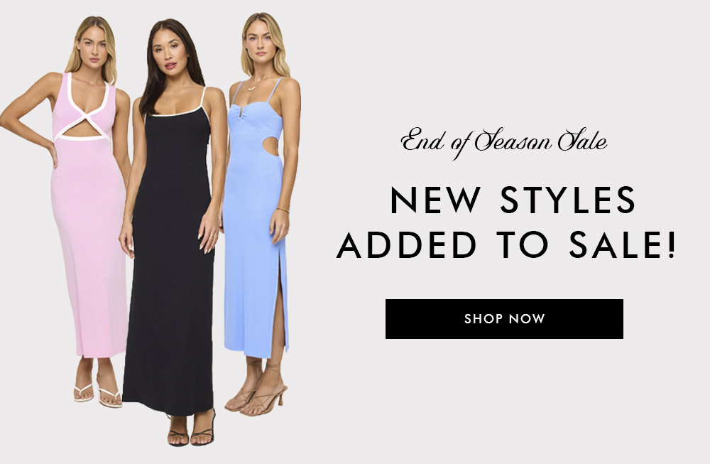 New Styles Added To Sale