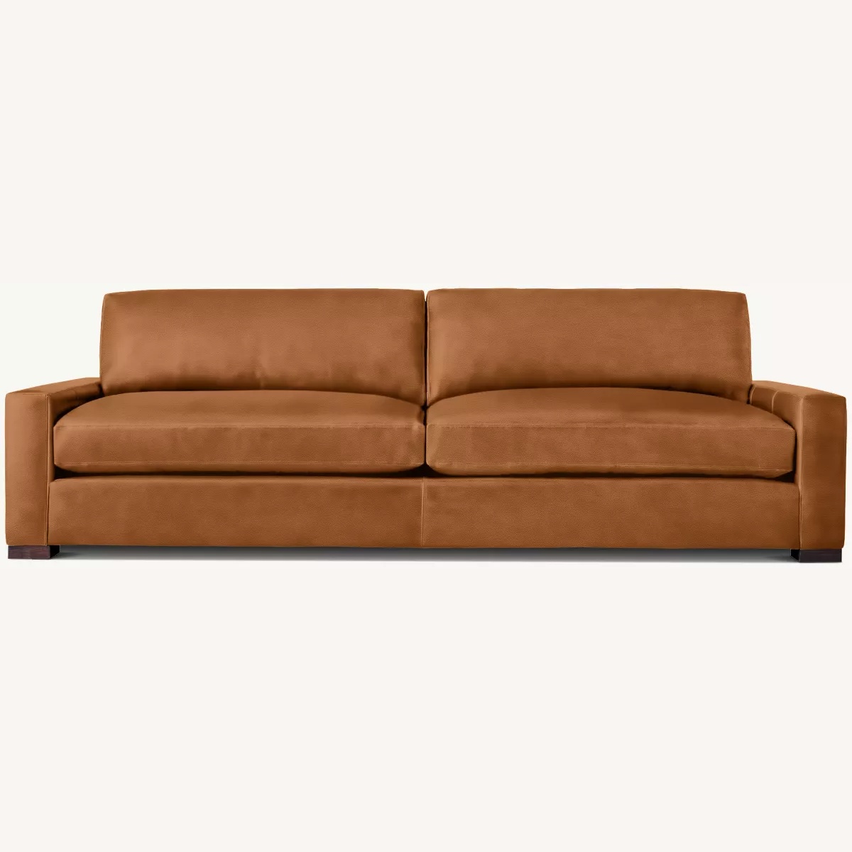 Image of Restoration Hardware Maxwell Chestnut Sofa