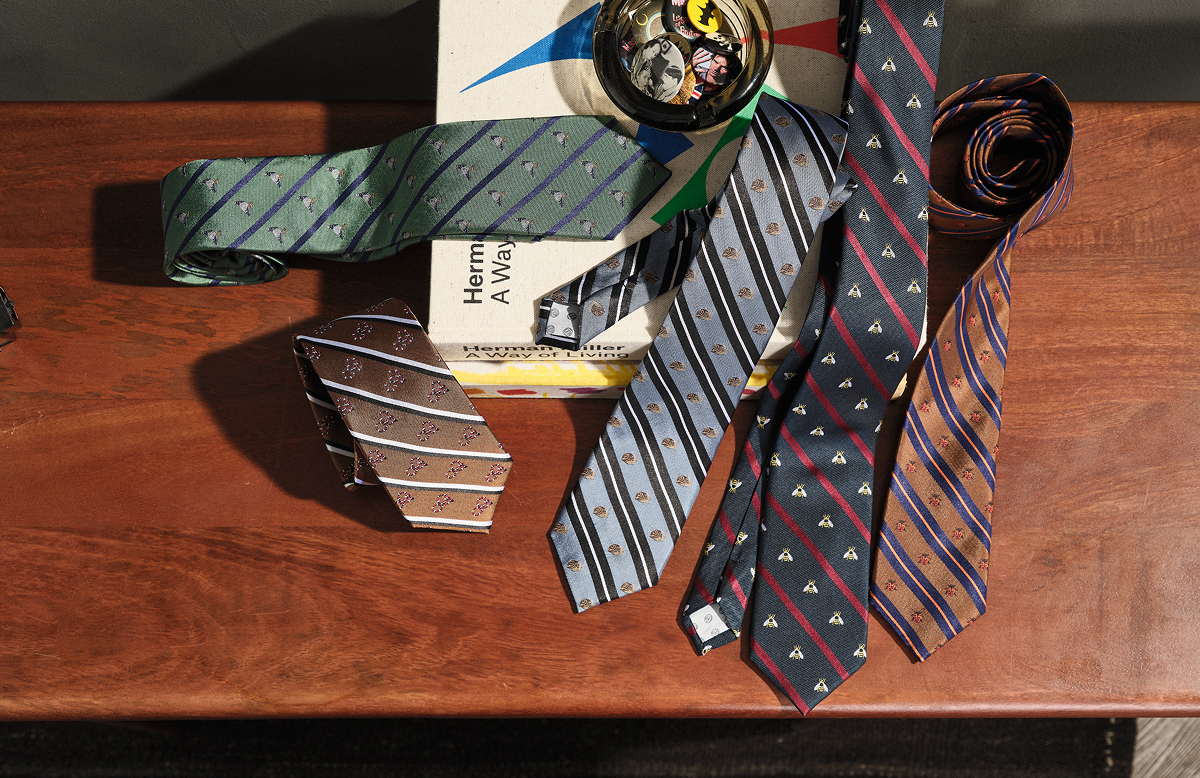 Why settle for ordinary? These ties take the sophistication of woven silk stripes and add personality with intricate critter motifs that stand out up close. The result: ties that look expensive, feel refined, and cost just $28.