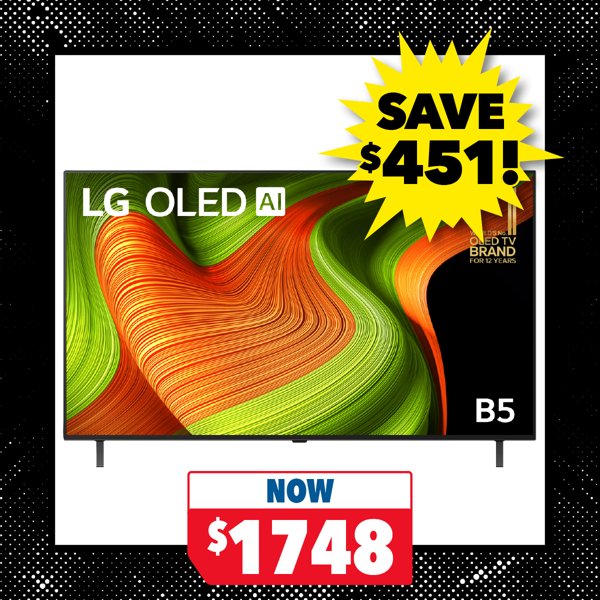  LG 55" Smart 4K OLED AI TV with webOS 25