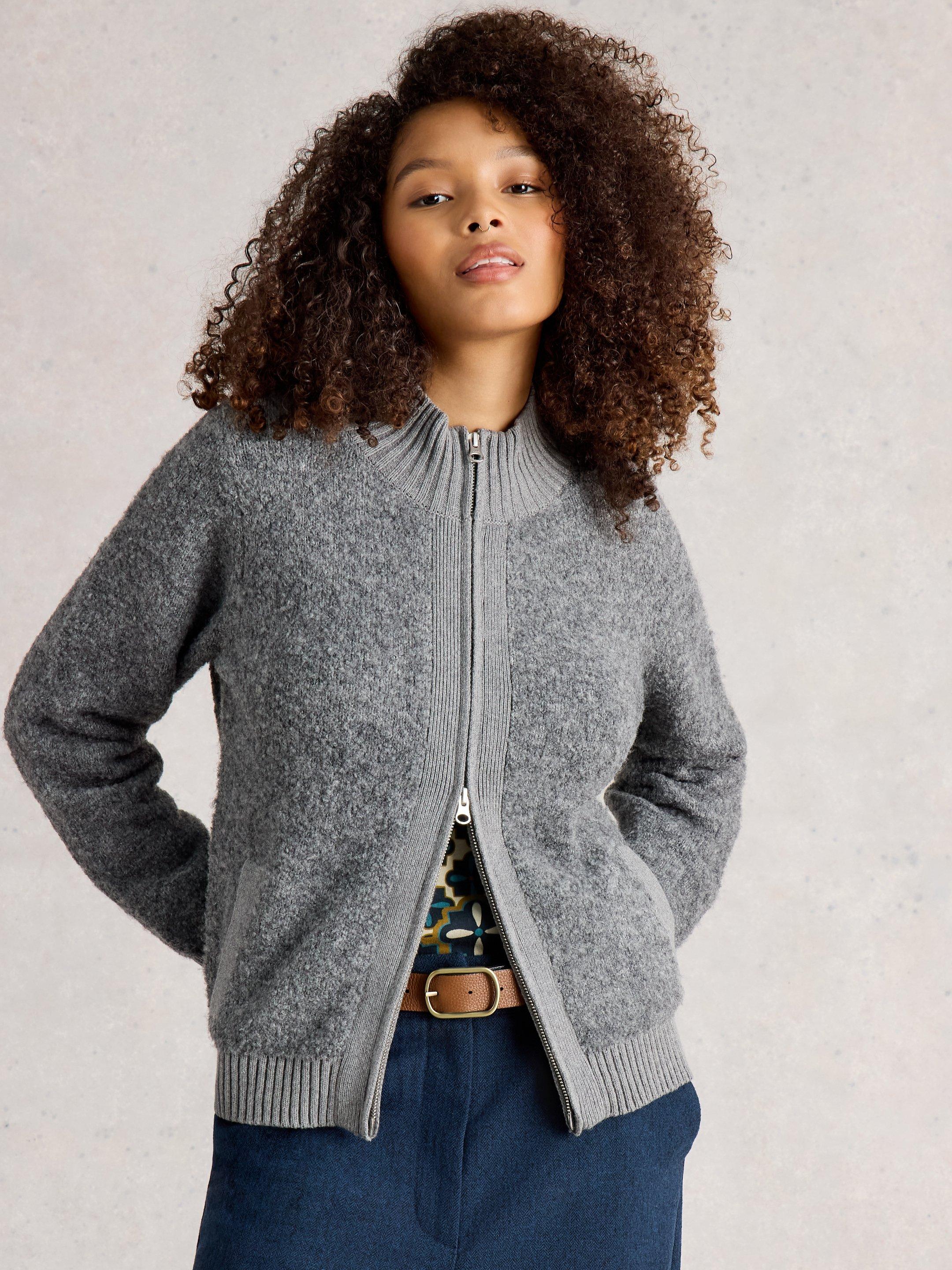 Shop Bobby Boucle Zip Cardi
