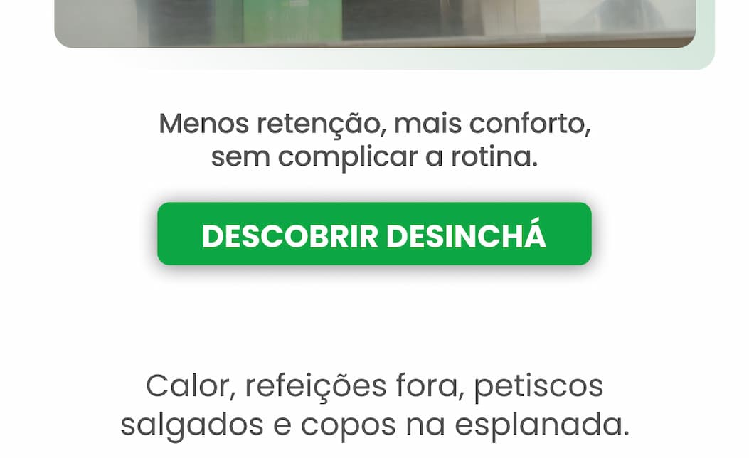 Menos retenção, mais conforto