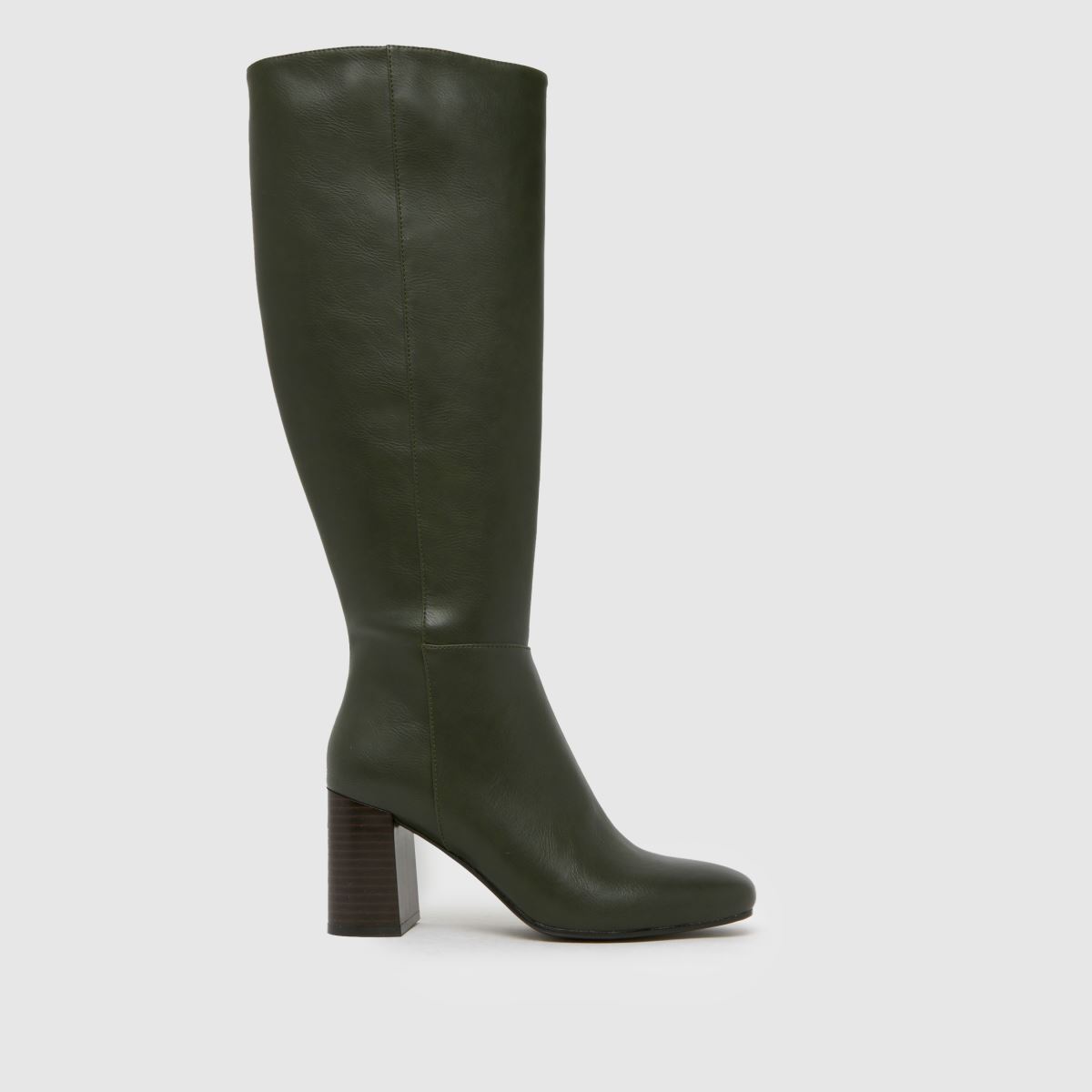 An image of a green schuh knee high boot