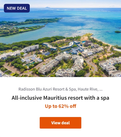 All-inclusive Mauritius resort with a spa