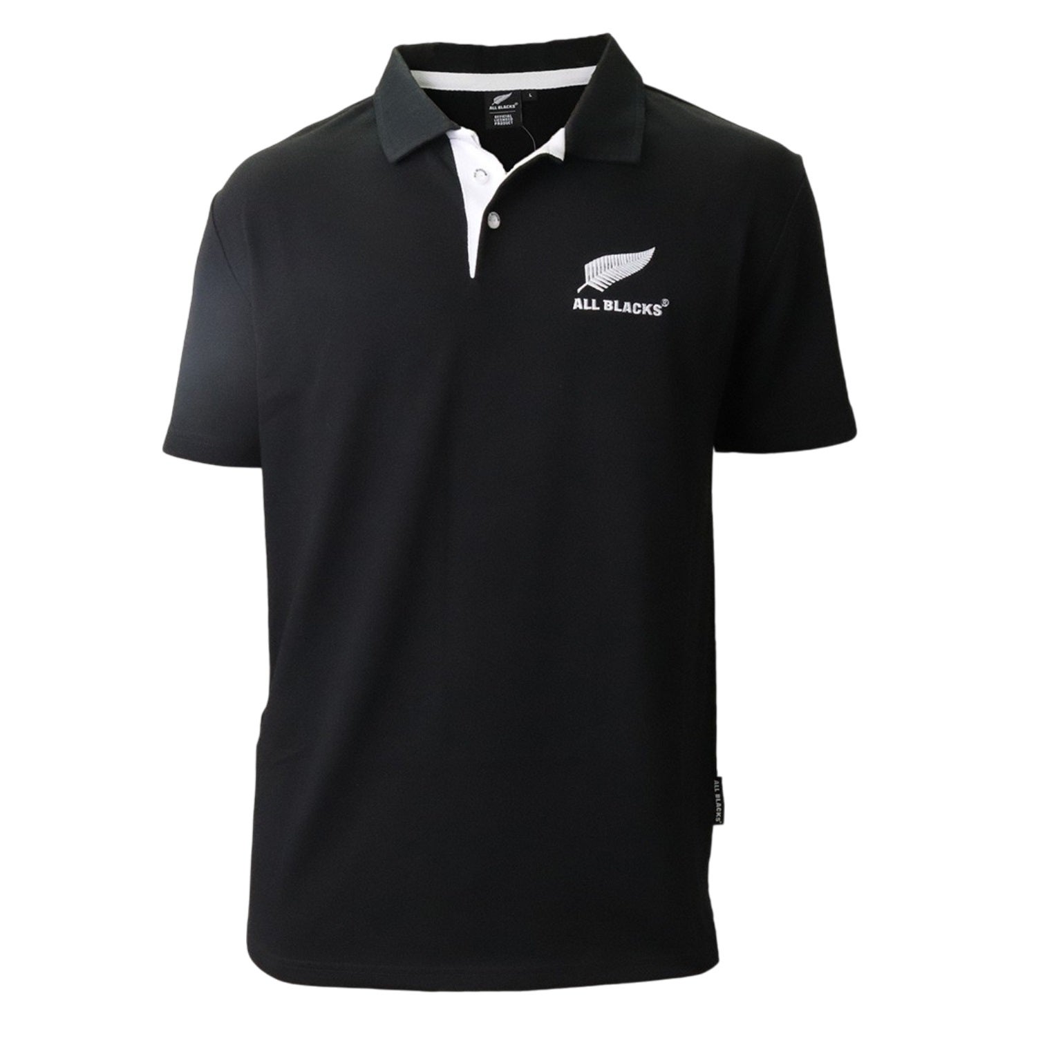 All Blacks Men's Collared Heavy Polo