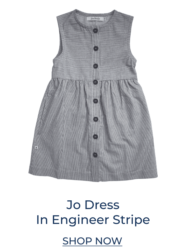 Jo Dress In Engineer Stripe