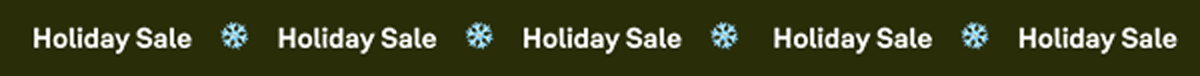 Shop Holiday Sale!