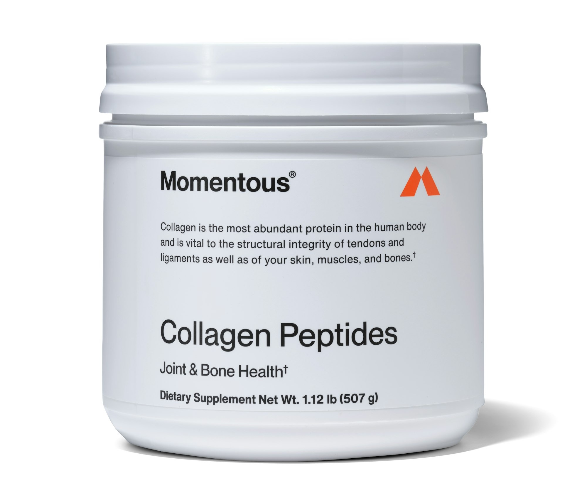 Jar of Momentous Collagen Peptides