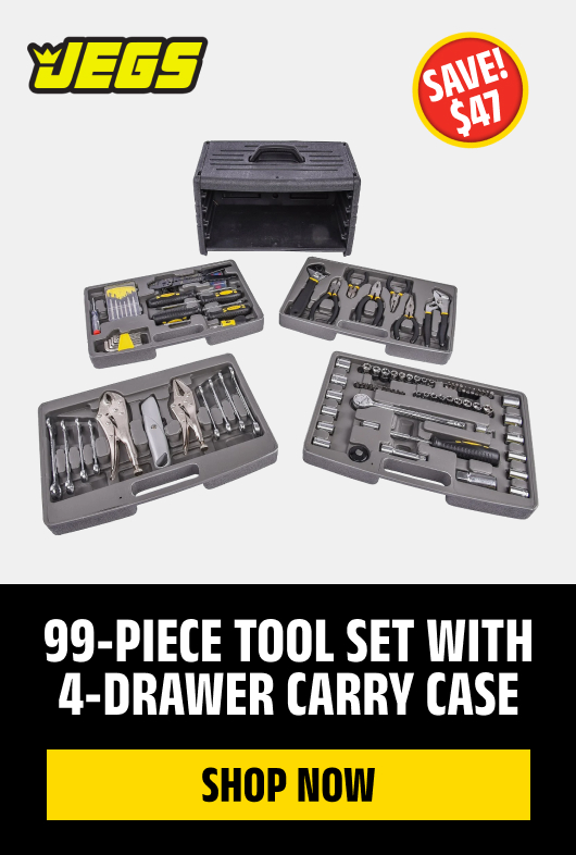 99-Piece Tool Set with 4-Drawer Carry Case