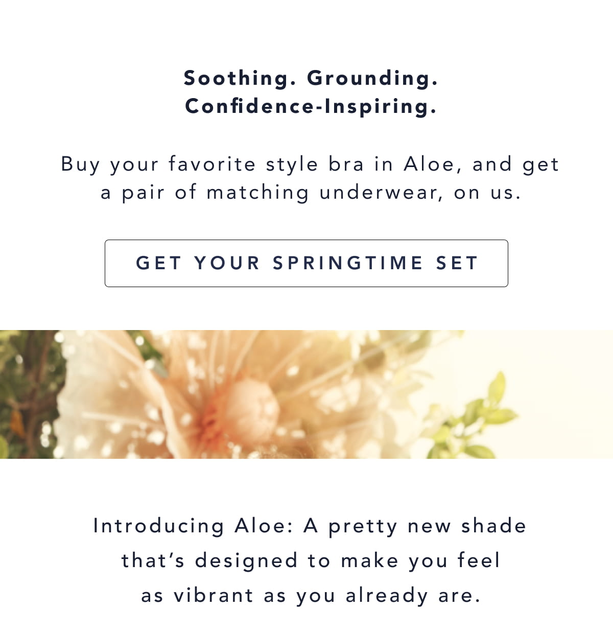 Get your Springtime Set in Aloe
