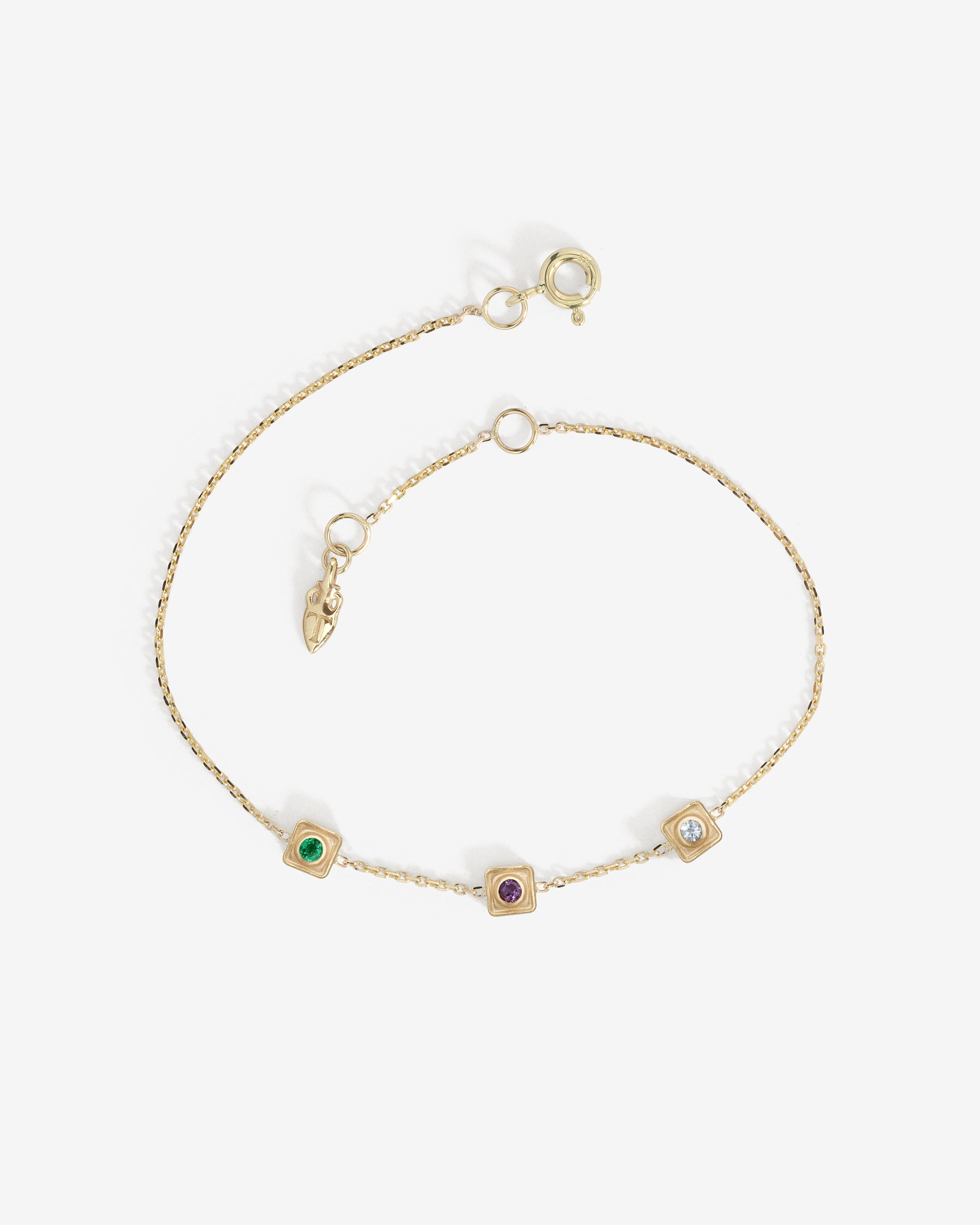 Image of Florence Birthstone Bracelet 9K Solid Gold