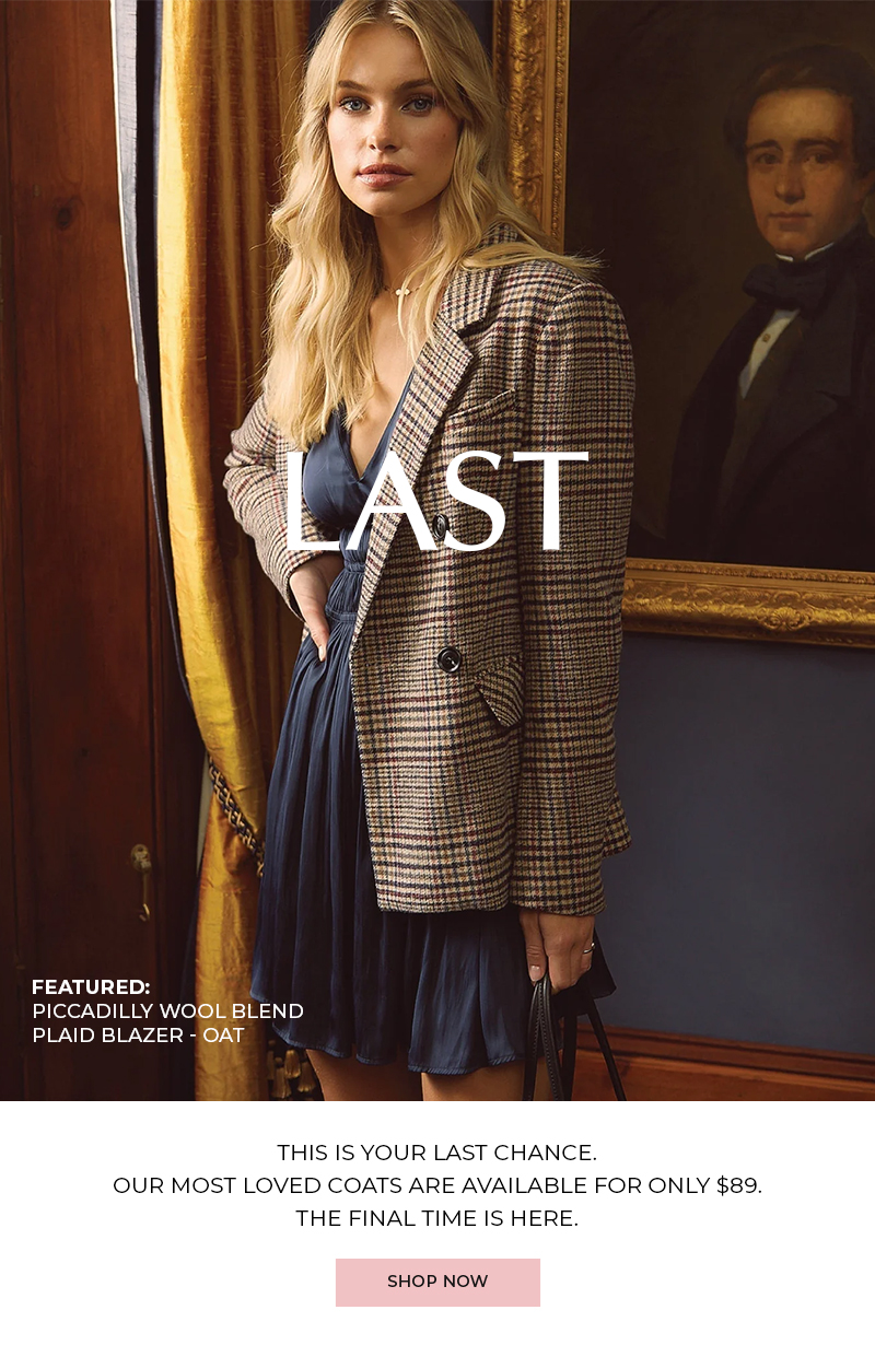 Coats $89 CollectionSelected Coats $89