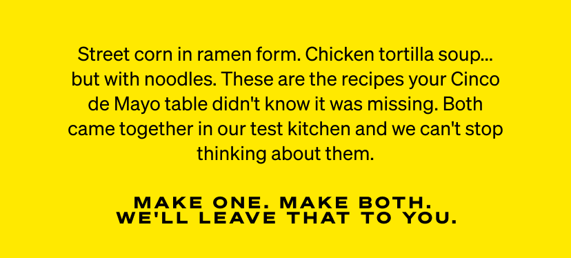 Two recipes that came together in our test kitchen and we can't stop thinking about them.