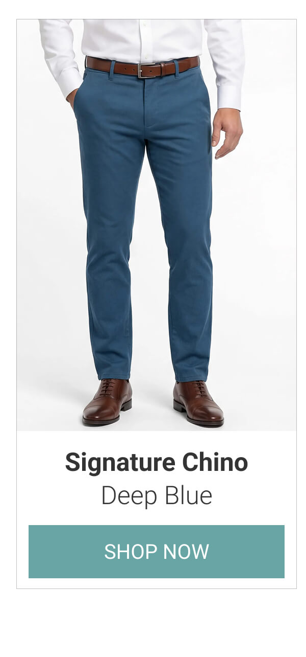 Deep Blue Signature Chino