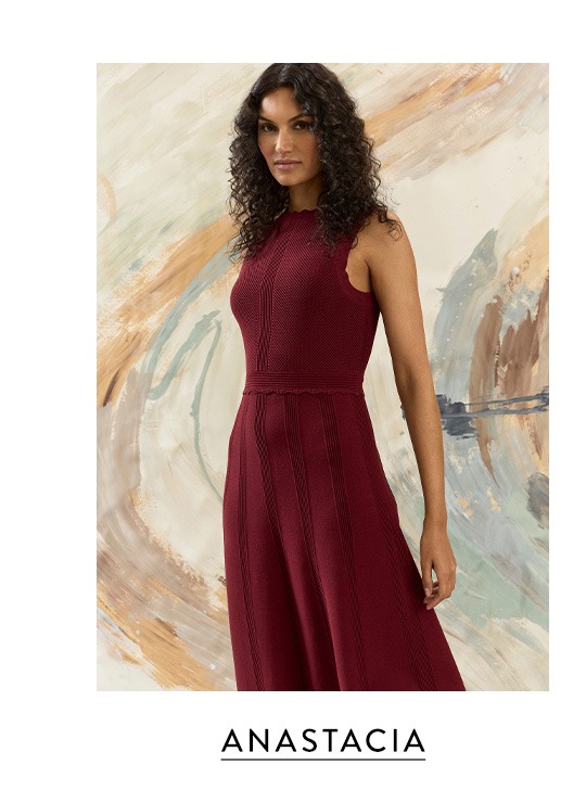 Anastacia Midi A-line Dress