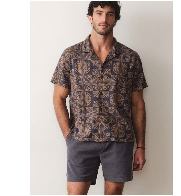 Pablo Tencel Linen Resort Shirt